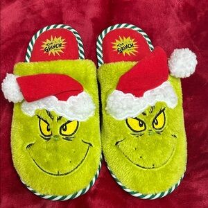 Grinch Christmas Slippers